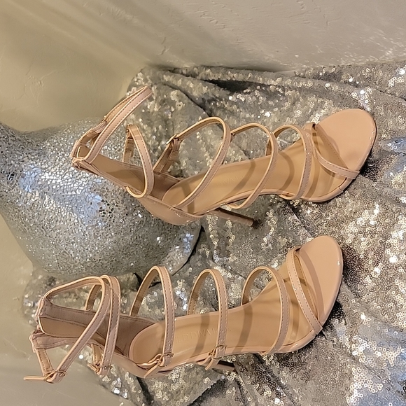 Brand New Sexy Blush Strappy Heels - Picture 3 of 8
